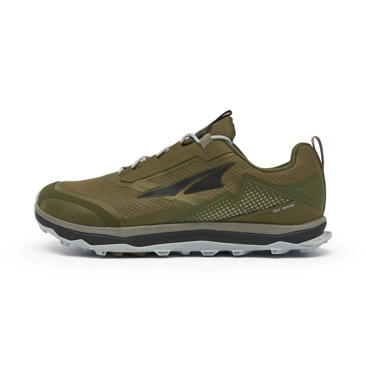 Altra Lone Peak All-wthr Low Men's Trail Running Shoes Olive | South Africa-30897419